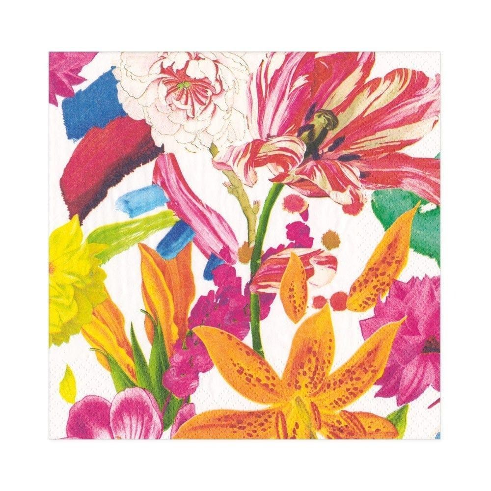 SERVIETTE COMPOSITION FLORALE 33CM (x20)