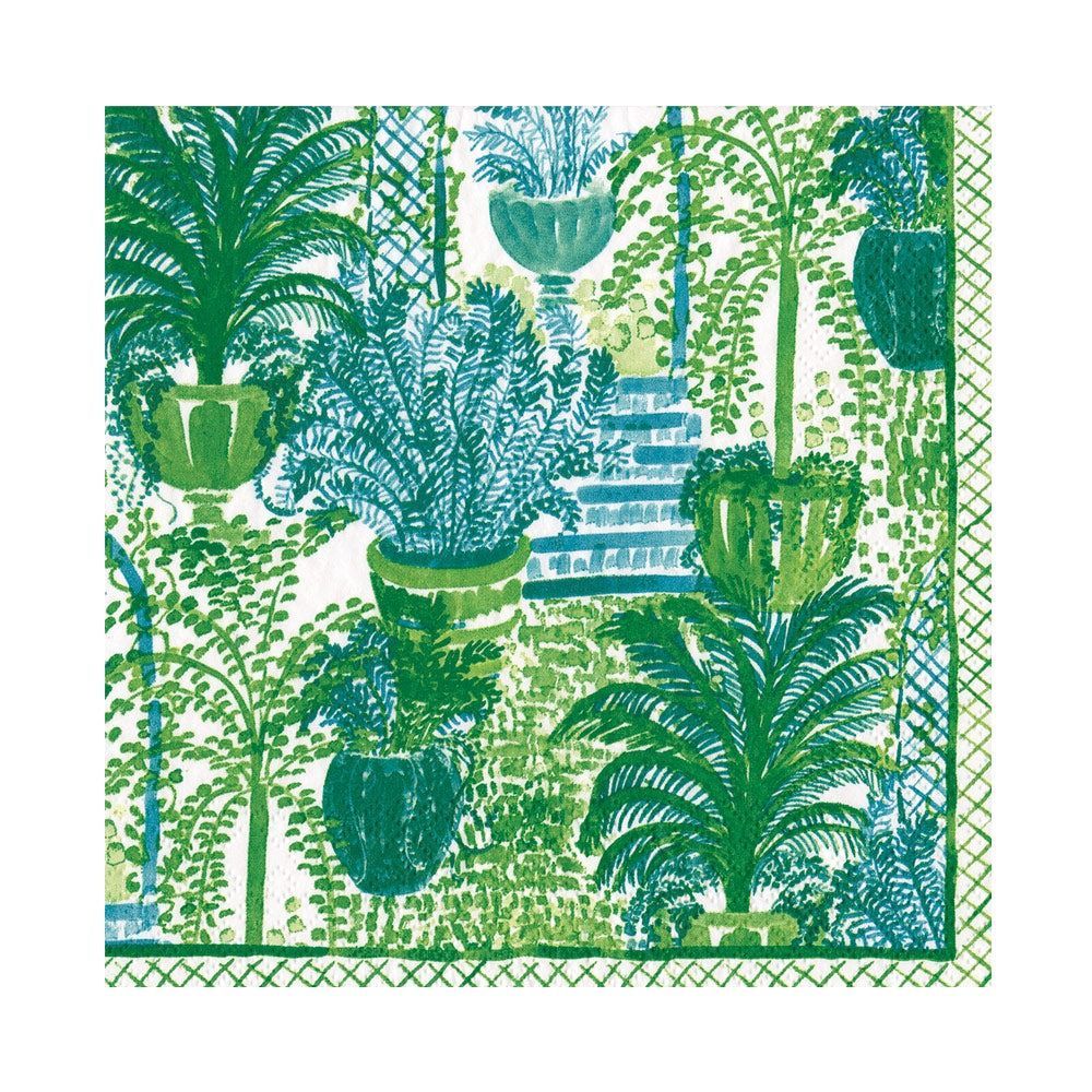 SERVIETTE JARDIN FEUILLUS 33CM (x20)