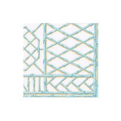 SERVIETTE COCKTAIL GRILLE DE BAMBOUS 25CM (x20)