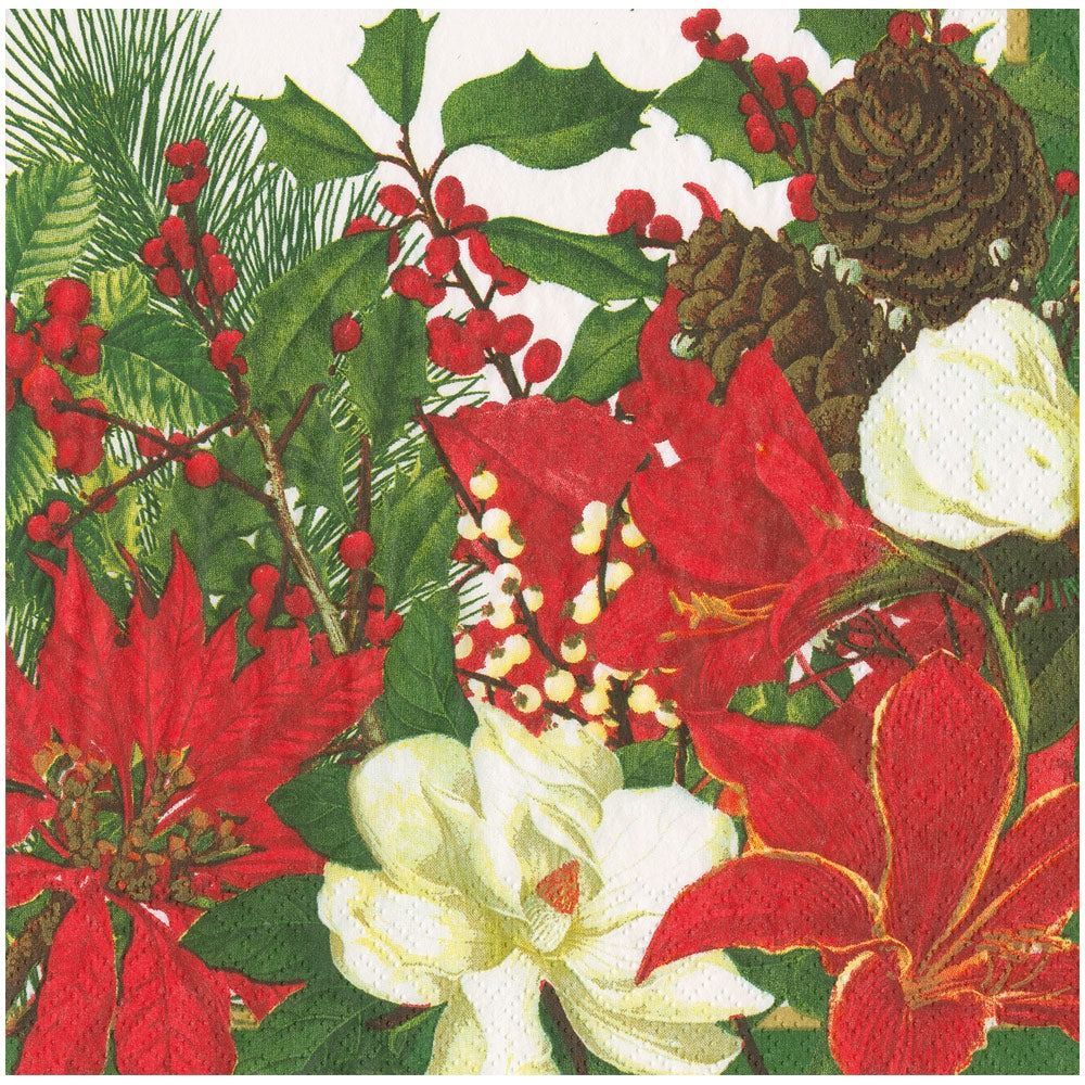 SERVIETTE JARDIN DE NOEL 38CM (x20)