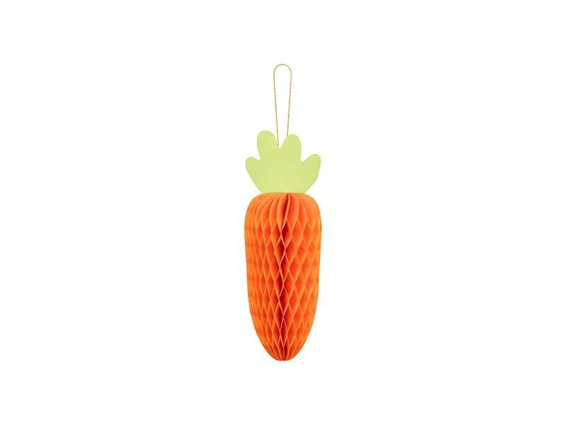 SUSPENSION CAROTTE ALVEOLEE 20CM