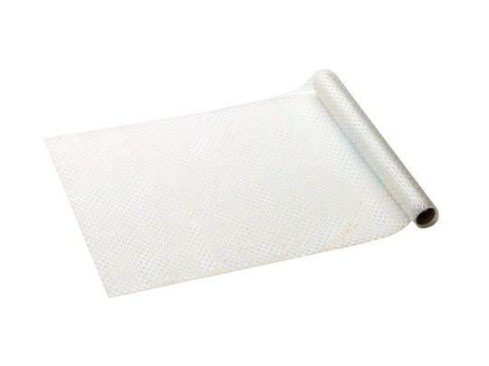 CHEMIN DE TABLE TULLE ECAILLES BLANCHES 36CMx3M