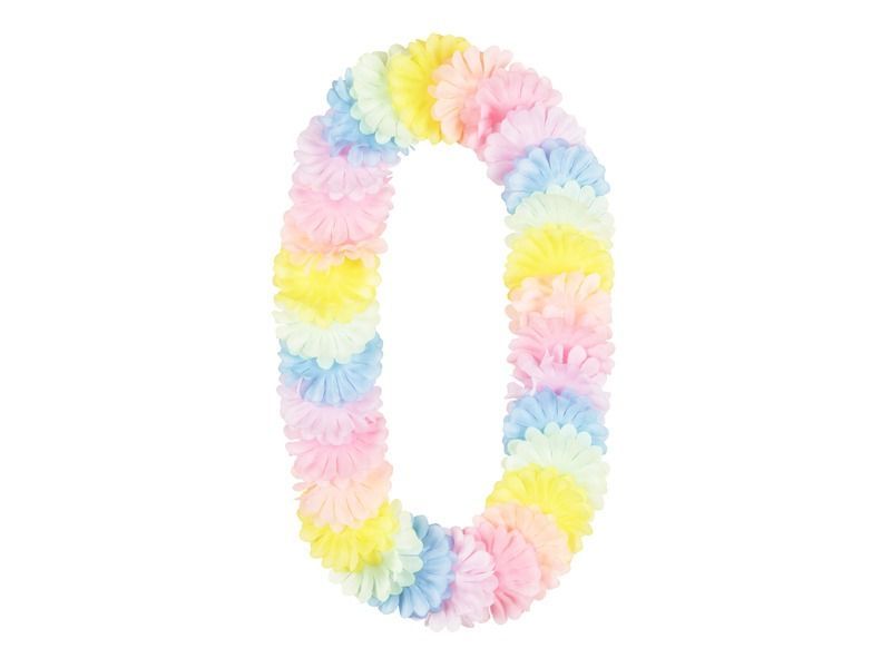 COLLIER HAWAIEN PASTEL 1.20M