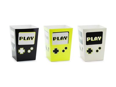 BOITE A POPCORN GAMER 7x7x12CM (x6)
