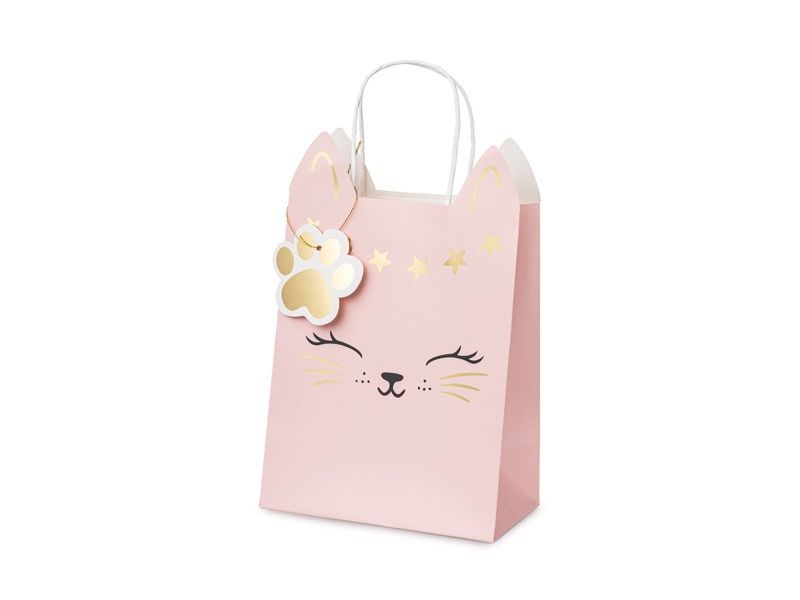SAC CADEAU CHAT 18x10.5x27.5CM