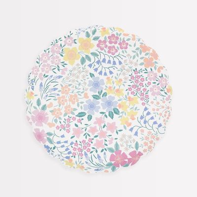 ASSIETTE JARDIN DU COTTAGE PASTEL 21.6CM (x8)