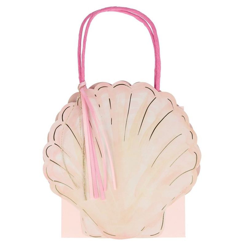 SAC A GOODIES COQUILLAGE 13x15CM (x8)