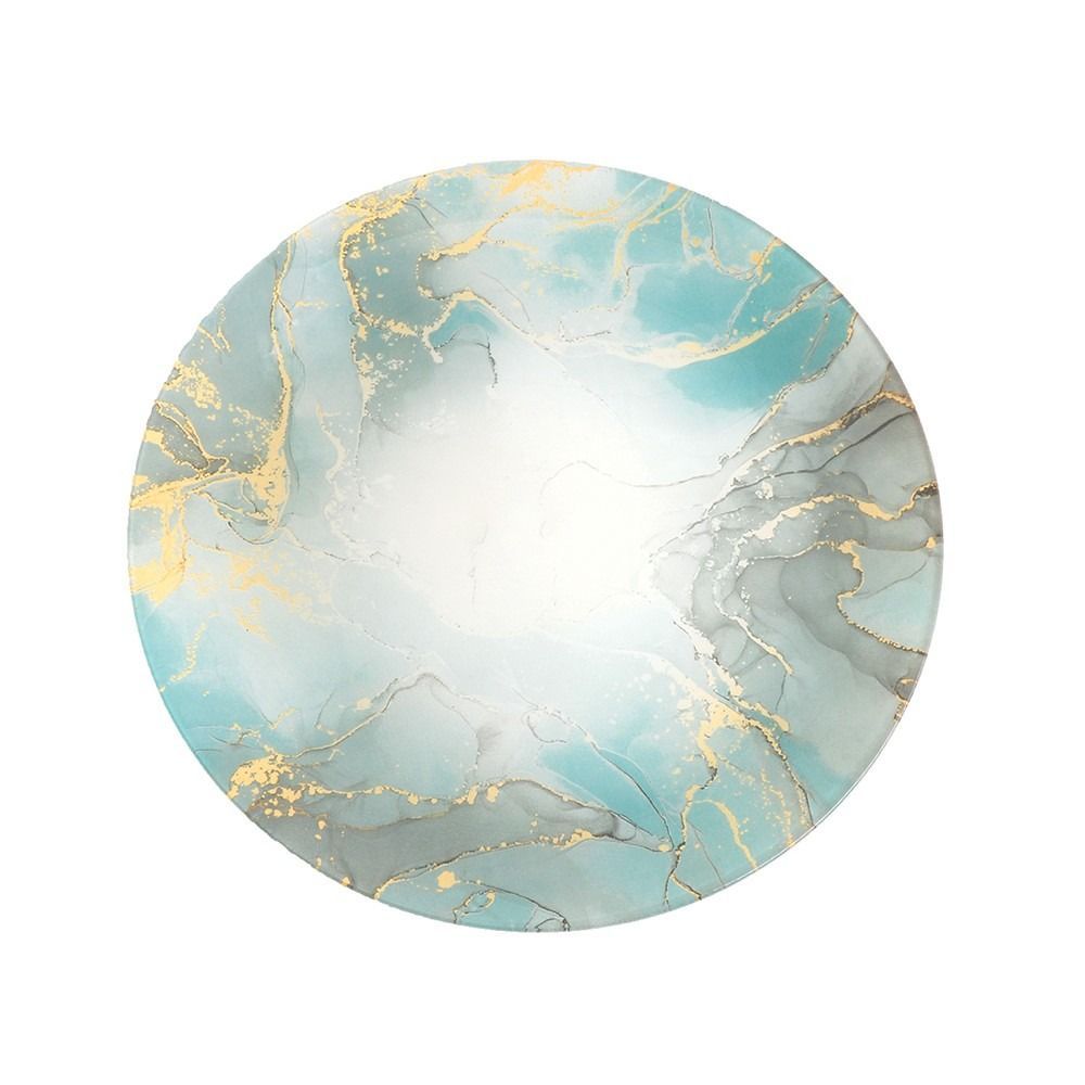PLAT A TARTE VERRE OCEAN DORE 30CM