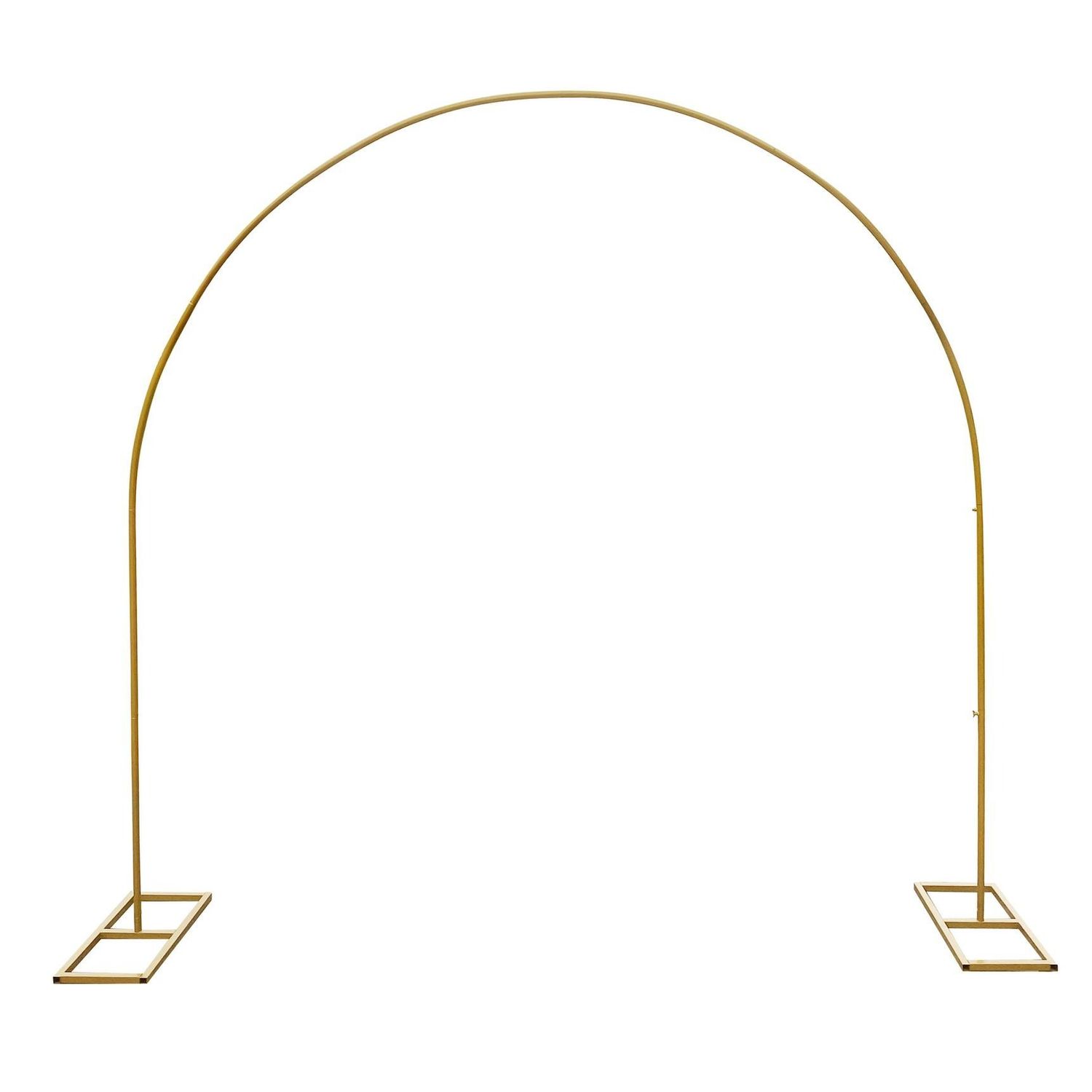 ARCHE CEREMONIE OUVERTE METAL DORE 2.30Mx2.30M