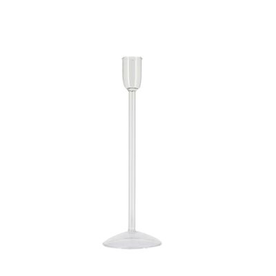 BOUGEOIR ELEGANCE VERRE TRANSPARENT 2.2x20CM