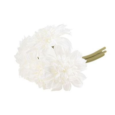 DAHLIA BLANCHE 27CM (x5)