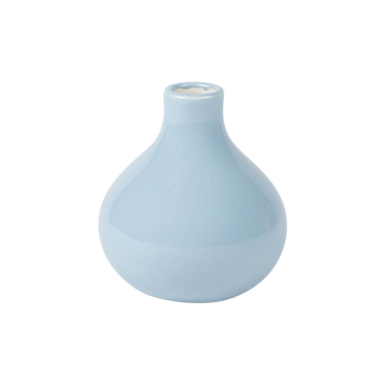 VASE ANTHEA CERAMIQUE BLEU CIEL 8x9CM