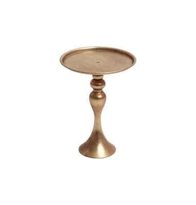 CENTRE DE TABLE PLATEAU MAJESTIC OR MAT BROSSE 25x34CM