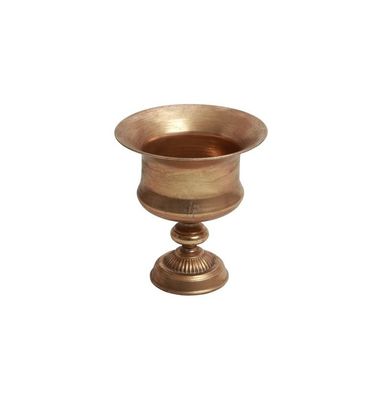 COUPOLE SUR PIED MAJESTIC OR MAT BROSSE 27.5x28.5CM