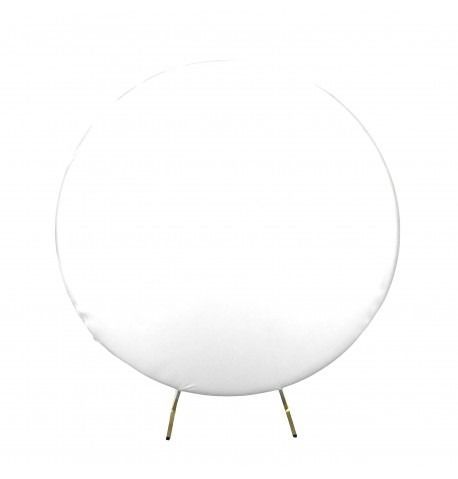 HOUSSE SPANDEX POUR ARCHE RONDE BLANC 2M