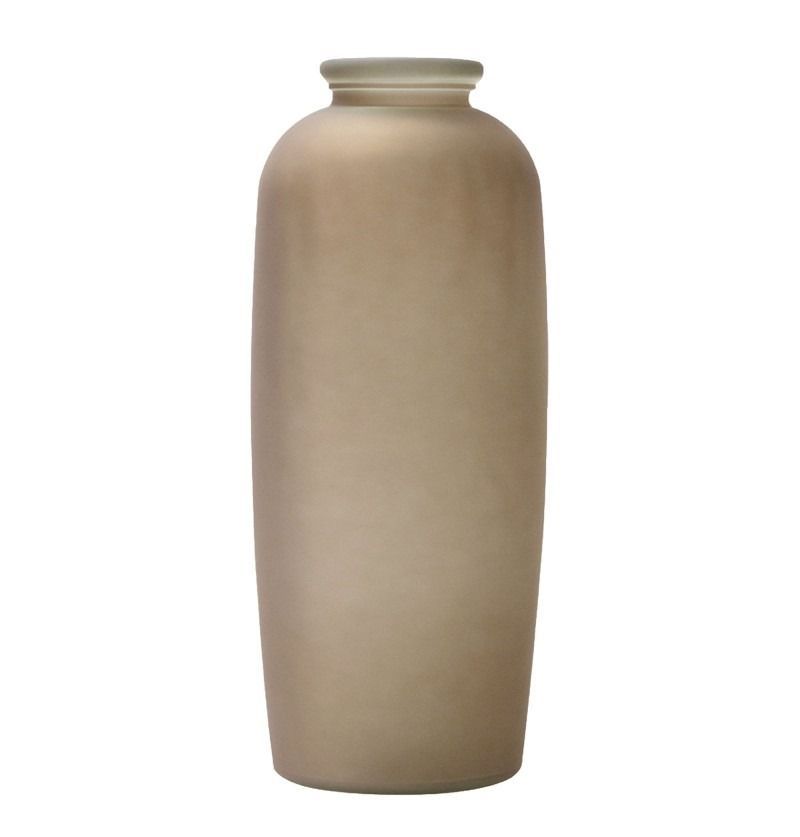 VASE ELISA GREGE GLACE 27.5x71CM