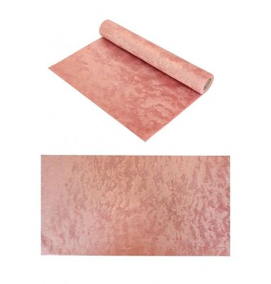 CHEMIN DE TABLE VELOURS HEAVEN ROSE PALE 28CMx3M CHEMIN DE TABLE VELOURS HEAVEN ROSE PALE 28CMx3M