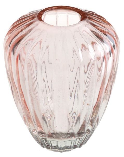VASE OVALE VERRE PARME 7x9CM