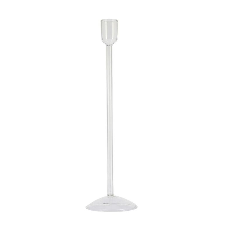 BOUGEOIR ELEGANCE VERRE TRANSPARENT 2.2x30CM