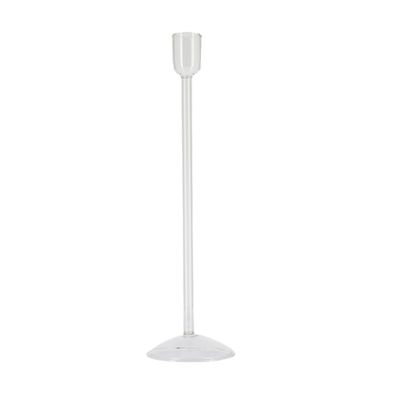 BOUGEOIR ELEGANCE VERRE TRANSPARENT 2.2x30CM