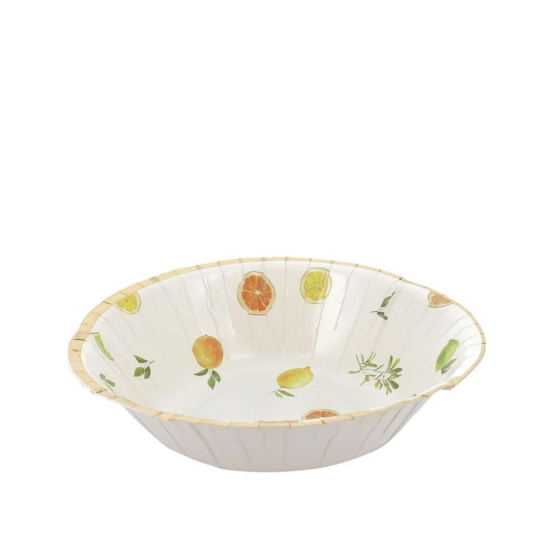 COUPELLE FIZZ AGRUMES CREME, ORANGE, JAUNE ET OR 13.5CM (x8)
