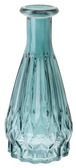 VASE DIAMANT BLEU CANARD 6.5x14.5CM