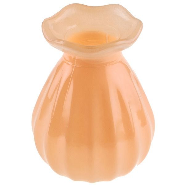 VASE VERRE FLORAL PECHE 6x8CM