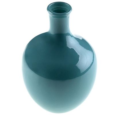 VASE DAME JEANNE VERRE BLEU 8x12CM