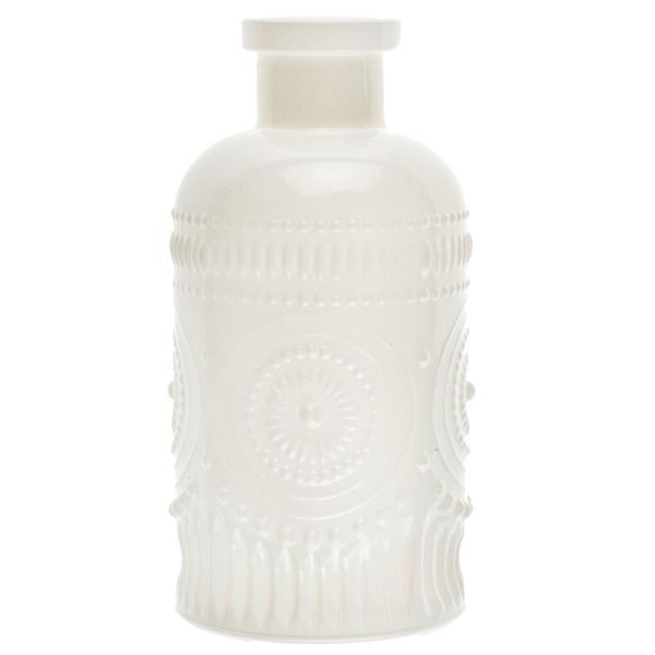 VASE VERRE IVOIRE VINTAGE 6x12CM
