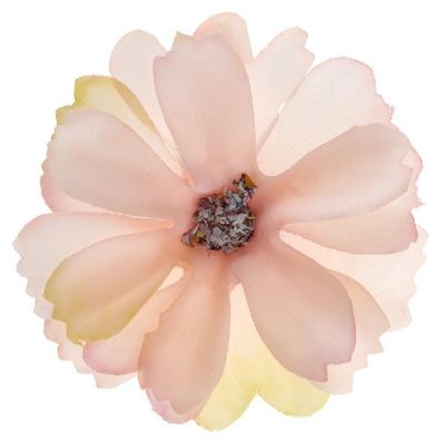 FLEUR EN TISSU ROSE A PARSEMER 4.5CM (x12)