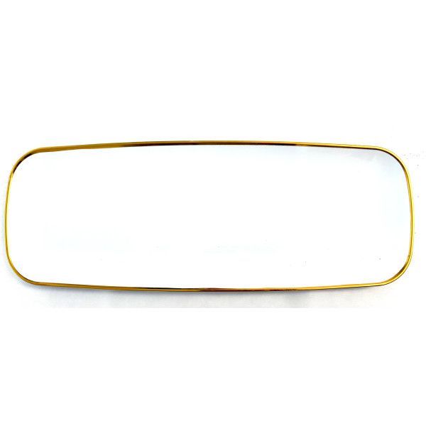 PLATEAU RECTANGULAIRE LUXE BLANC OR