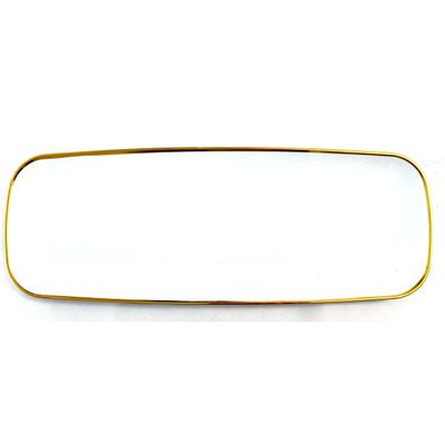 PLATEAU RECTANGULAIRE LUXE BLANC OR