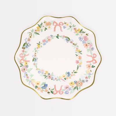 ASSIETTES PETITES FLORALES ELEGANTES 21CM (8)