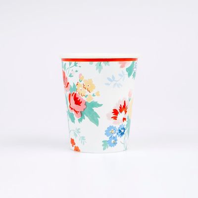 GOBELETS VINTAGE FLORAL (8)