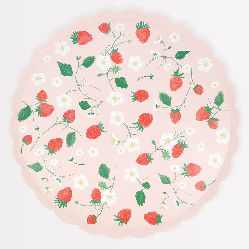 ASSIETTES FRAISES 27CM (8)