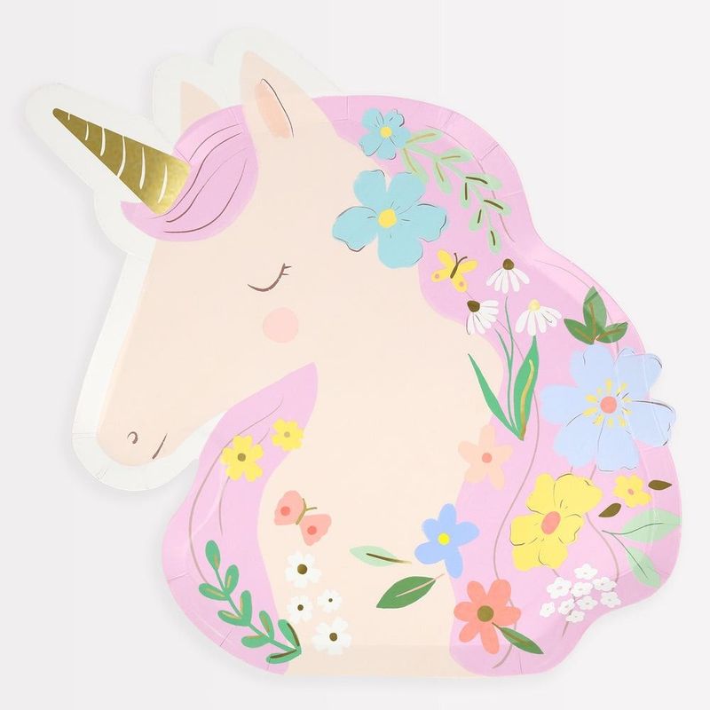 ASSIETTES DECOUPEES LICORNE DES PRAIRIES (8)