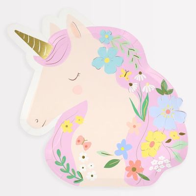 ASSIETTES DECOUPEES LICORNE DES PRAIRIES (8)