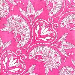 SERVIETTES BANGAFLORE ROSE 40X40CM