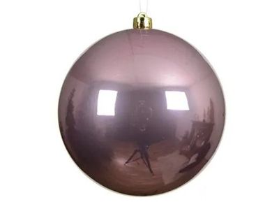 BOULE LILAS BRILLANT 14CM