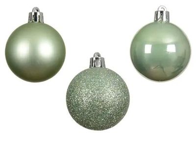 BOULES SAUGE MIX BRILLANT MAT PAILLETTE 3CM