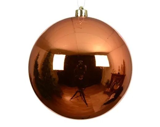 BOULE BRONZE BRILLANT 14CM