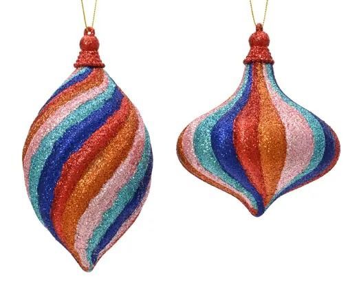 ORNEMENT 2 ASS 9X11CM