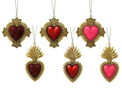 COEUR ALLIAGE BRILLANT 6 ASS