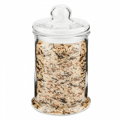 BONBONNIERE CYLINDRIQUE 2755ML Ø18x28,5CM TRANSPARENT VERRE Personnalisable