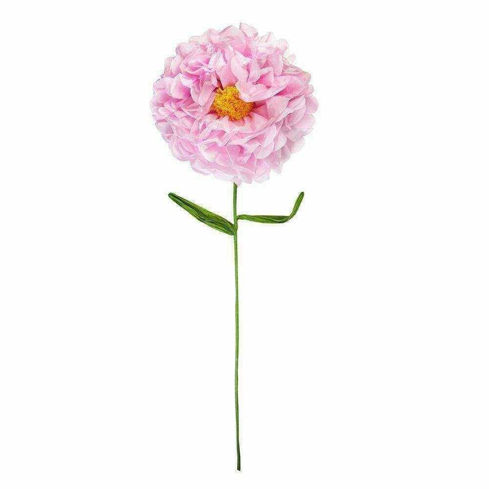 FLEUR PAPIER SUR TIGE 110CM ROSE