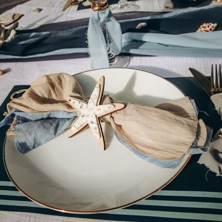 ETOILE DE MER BOIS, COQUILLAGE ET SABLE IRISE 14.5CL (4)