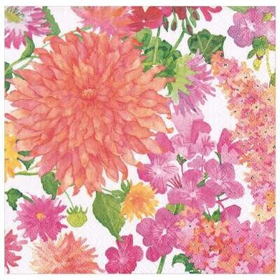 SERVIETTE SUMMER BLOOMS 38CM (x20)
