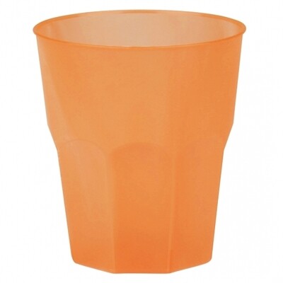 GOBELET PP ORANGE GIVRE 35CL (20)