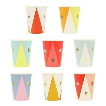 GOBELET CIRQUE 25CL (x8)