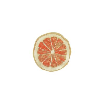 SERVIETTE COCKTAIL FORME RONDELLE PAMPLEMOUSSE 24CM (x20)